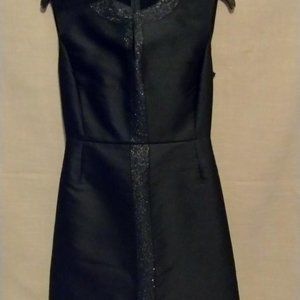 NWOT Longchamp Sleeveless Formal Black Dress Sz 6
